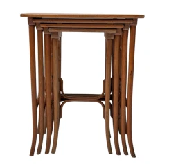 Vienna Secession Bentwood Nesting Tables by Michael Thonet for Thonet, 1900s